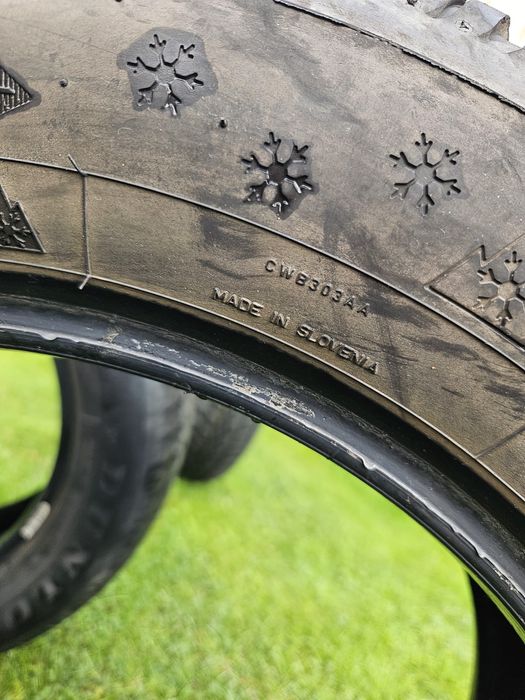 4 opony zimowe dunlop r15 195/60