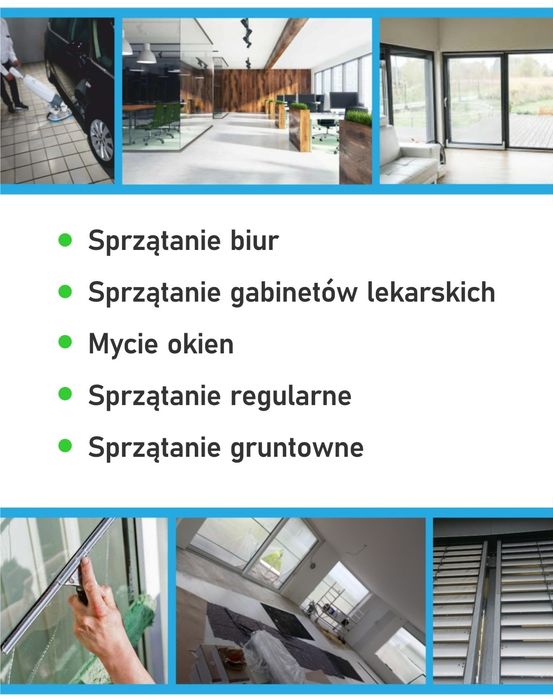 Serwis sprzątający, mycie okien, mycie okien na wysokości,