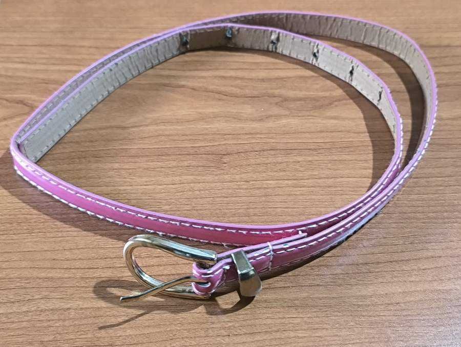 Cinto Fino Rosa Choque / Barbiecore