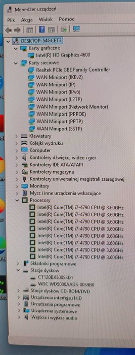 Komputer DELL i5\8GB ram\SSD 120GB+500HDD Windows 11 PRO