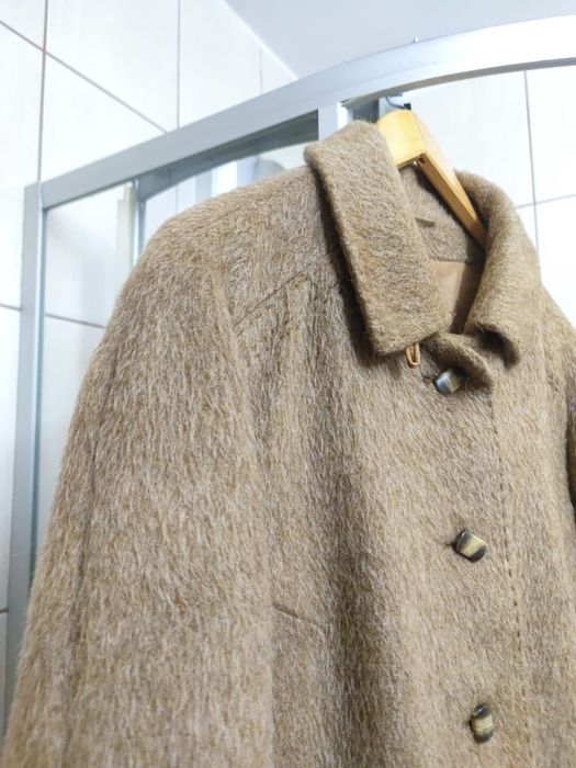 płaszcz coat XL  kurtka moher mohair alpaka alpaca angora wełna wool w