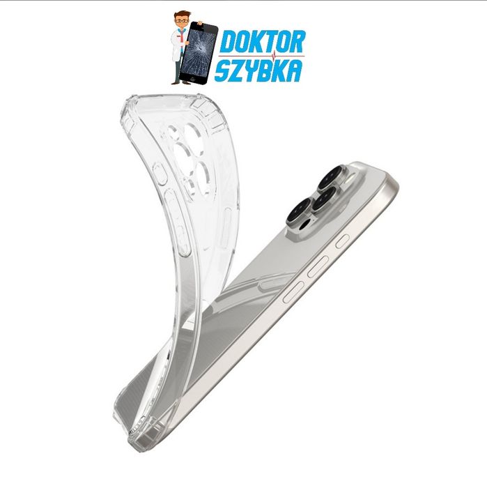 Etui pokrowiec Anti Shock 1,5 mm do iPhone 16 transparent
