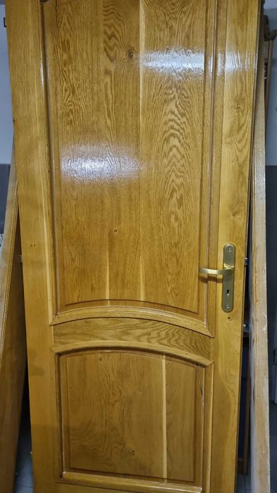 Drzwi wewnętrzne dębowe