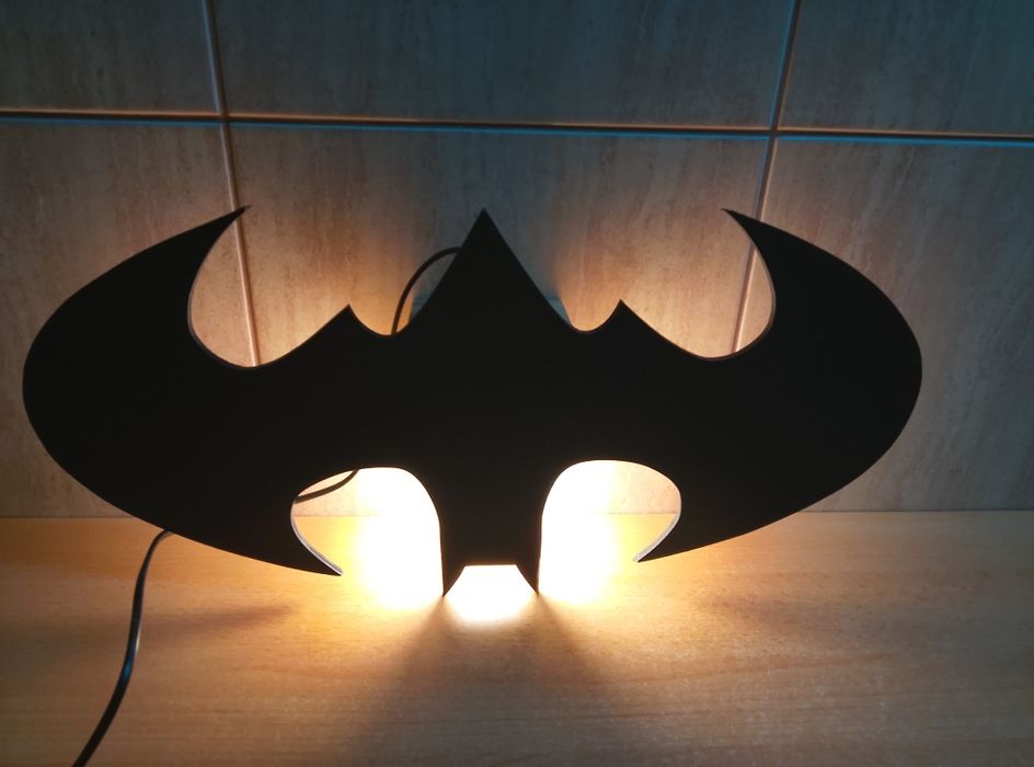 Ozdoba lampka Batman 50x25 cm