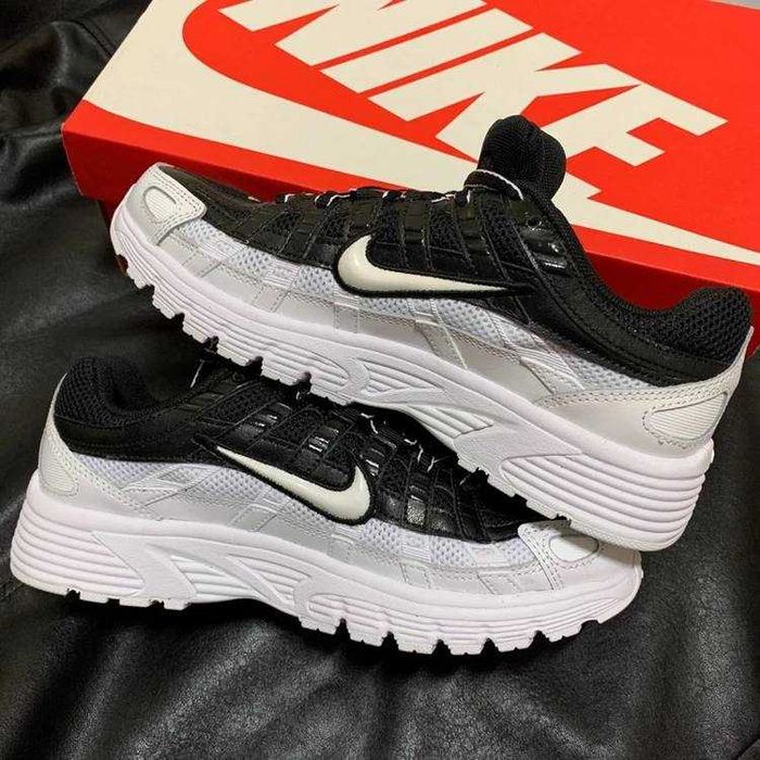 (БЕЗ ПЕРЕДОПЛАТИ)Nike P-6000 triple drill найк п-6000 чорні білі