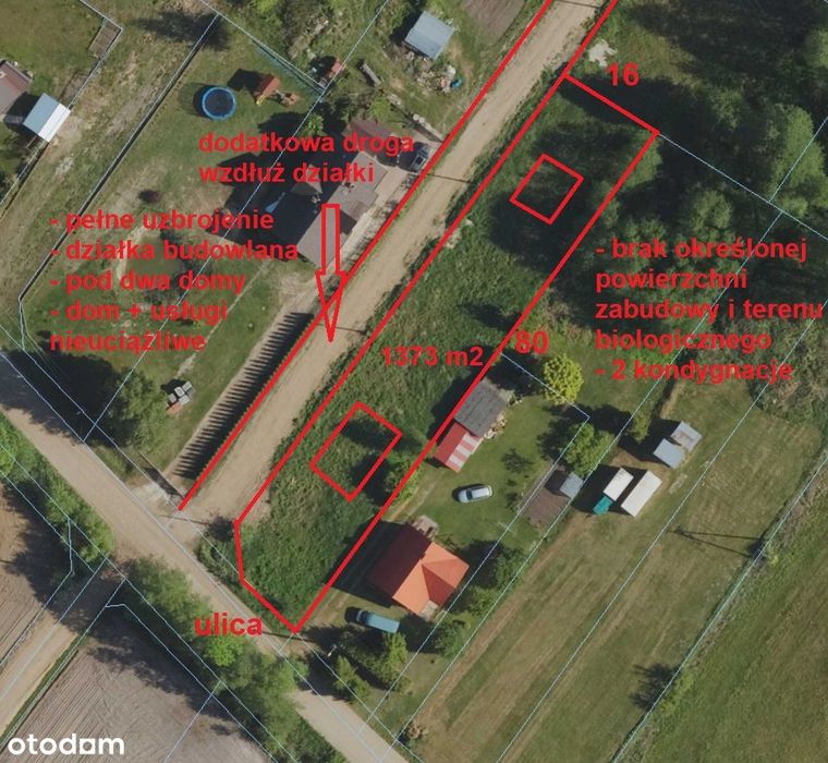 Zalesiany 5 działek do wyboru - pow. 1373 m², 2 x 1033 m², 2 x 1000 m² - Widok 4