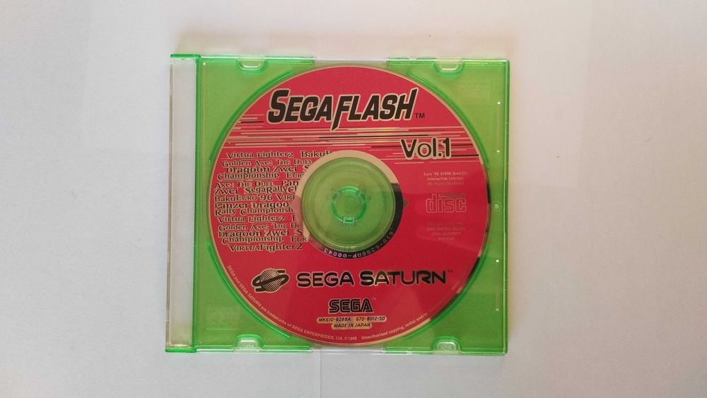 Sega Saturn - Demo Disc - SegaFlash Vol. 1 (1996)64170332470658120