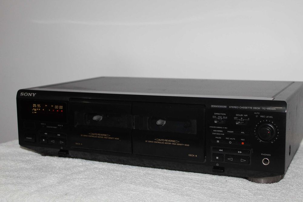 SONY TC-WE405 Magnetofon deck 2 kasetowy stereo hi-fi Wysyłka