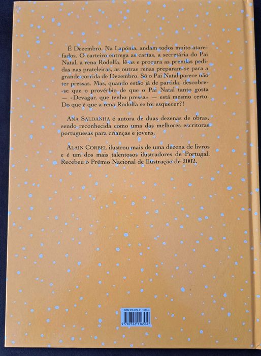 "O Pai Natal preguiçoso e a rena Rodolfa"