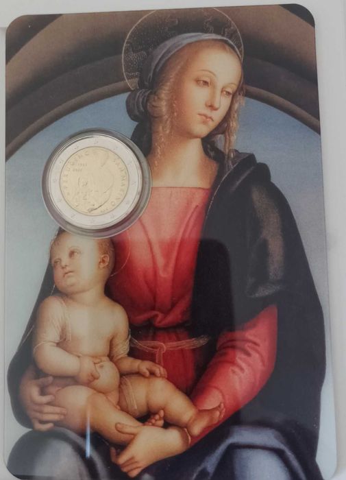 2023 San Marino 2 Euro - Morte de Pietro Perugino 500 Anos (BNC)