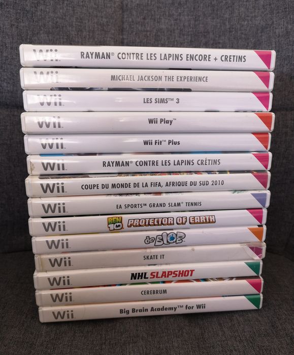 Conjunto de 14 jogos para Wii