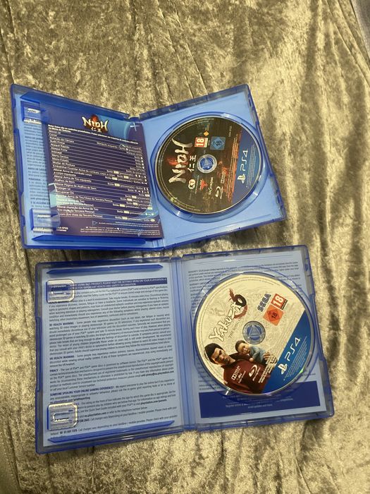 2 jogos play 4/5 yakuza nioh