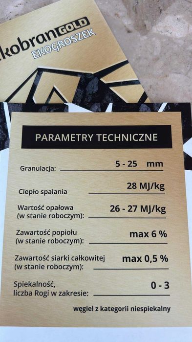 Węgiel Groszek Ekobran GOLD