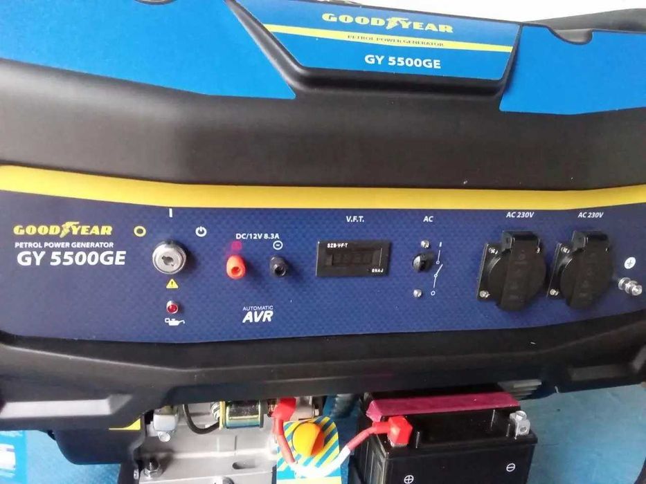 Генератор бензиновый Goodyear GY 5500E (5,5 кВт, электростартер, АВР)