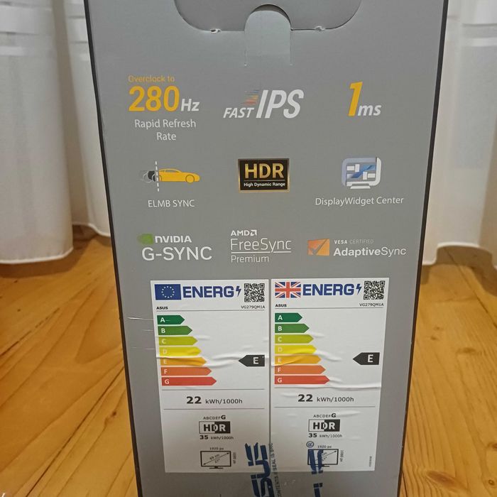 Монітор Asus tuf gaming VG1A series,VG279QM1A,280Hz