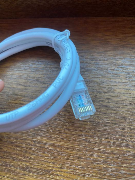Kabel Przewód Sieciowy Lan Ethernet rj45 skrętka 1,2m
