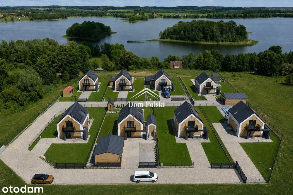 Mazury, nowy dom 83m2, piękny widok na jezioro !!!