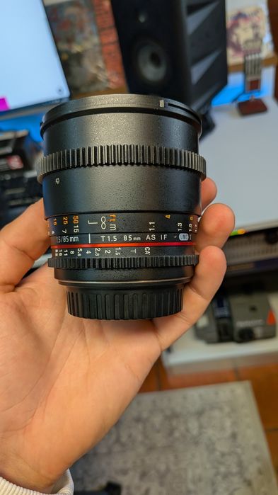 Lente prime Samyang 1.5 85mm
