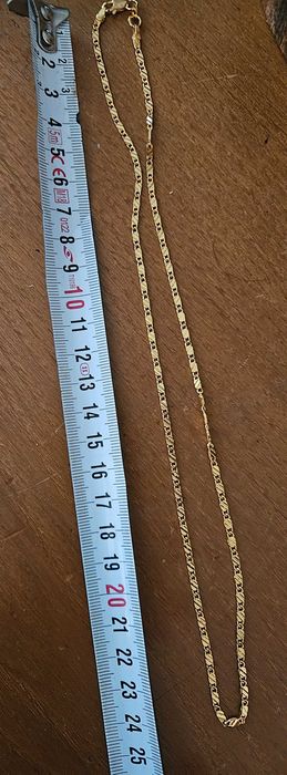 Colar em prata placado ouro 18k