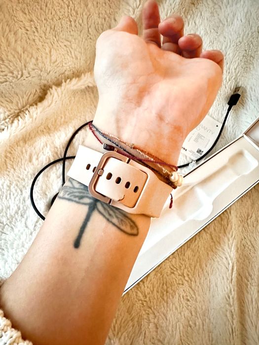 Damski smartwatch Samsung Galaxy Watch 4 zegarek różowy