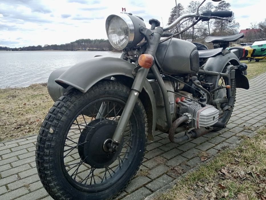 Motocykl KMZ Dniepr My11 z koszem oc pt sprawny