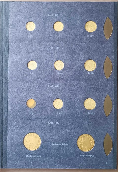 Monety od 1949 do 1972 Klaser