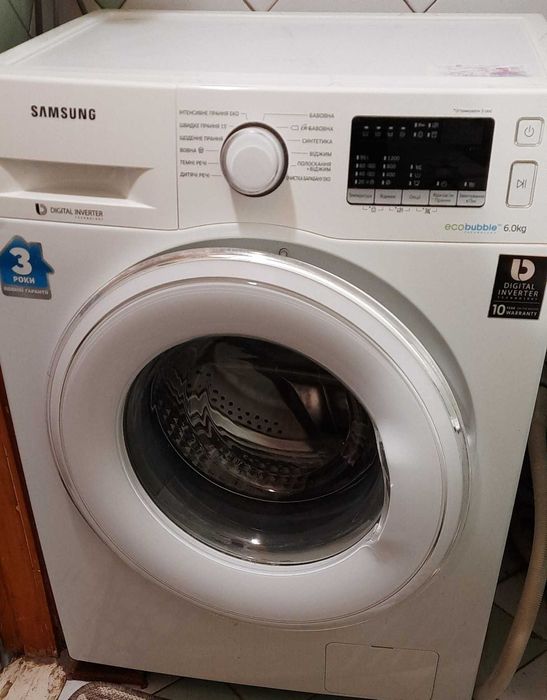 Стиральная машина Samsung ECO Bubble 6 кг WW60K42106WDUA