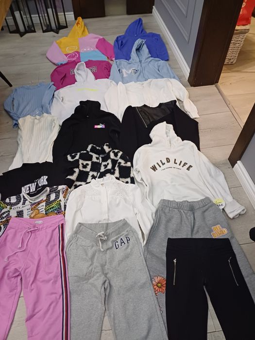 Paka ubrań dla dziewczynki r.152-158 -Modne ubrania