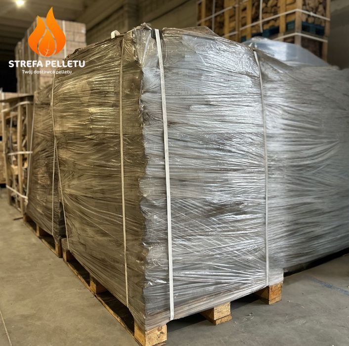 Brykiet torfowy PREMIUM - BigBag lub paczkowany na palecie - transport i rozładunek z windą