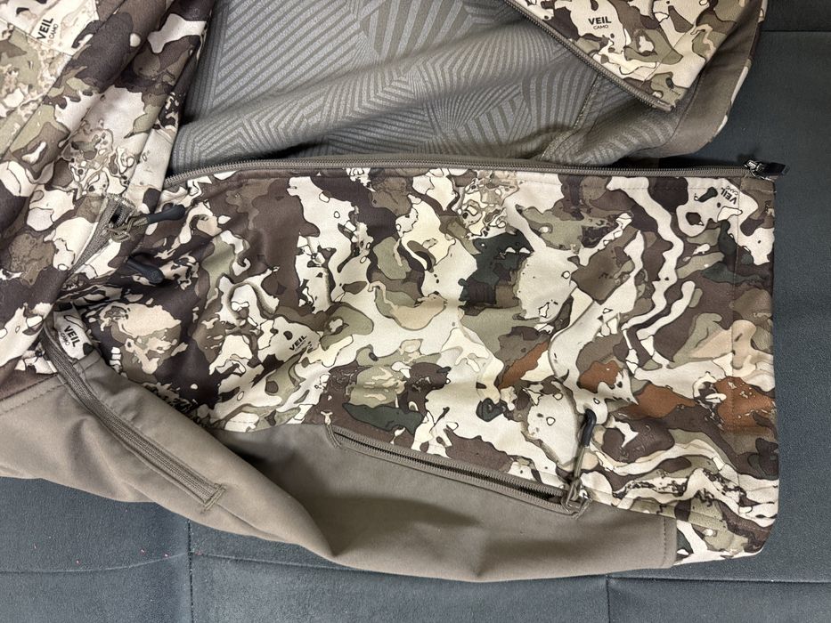 Softshell kurtka mysliwska moro leśna kamuflarz lesnicy las ciepla