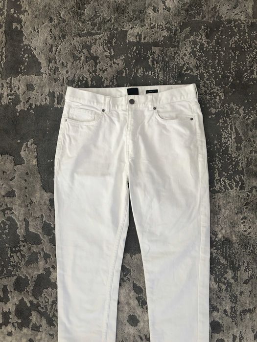 spodnie damskie białe H&M bawełna i elastan r 40