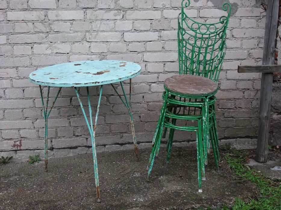 Zestaw krzeseł ogrodowych