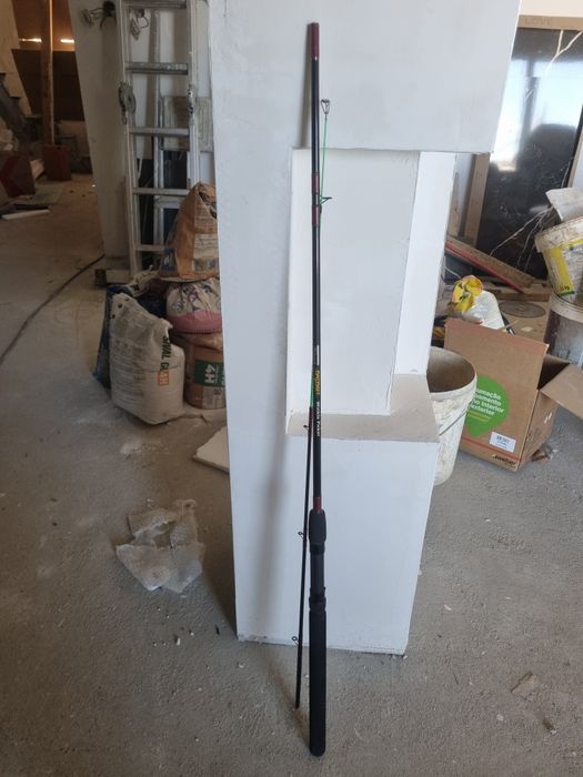 Cana de pesca usada