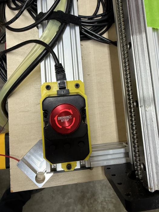 Suporte Botão Emergência SLB para CNC