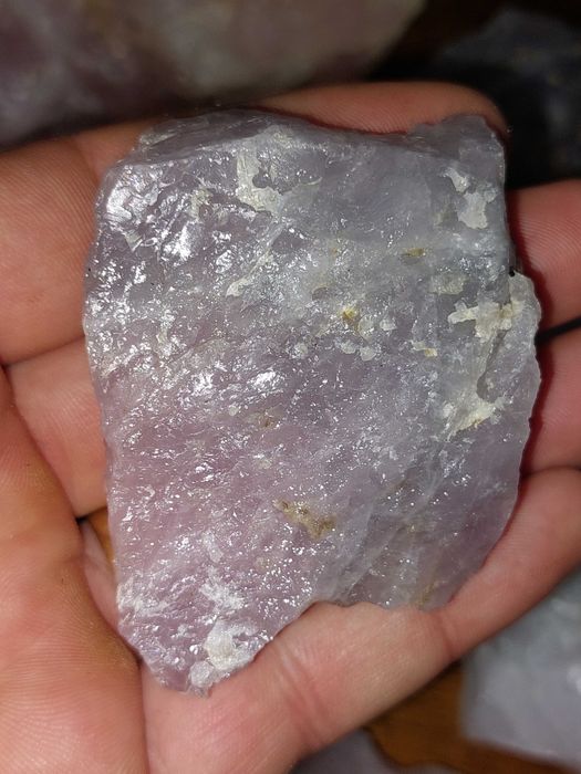 Quartzo rosa e branco