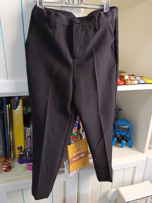 Fato (blazer+calça) preto 8/9 rapaz