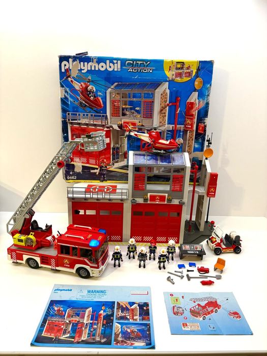 Playmobil 9462 Remiza, wóz strażacki, Quad Baggy