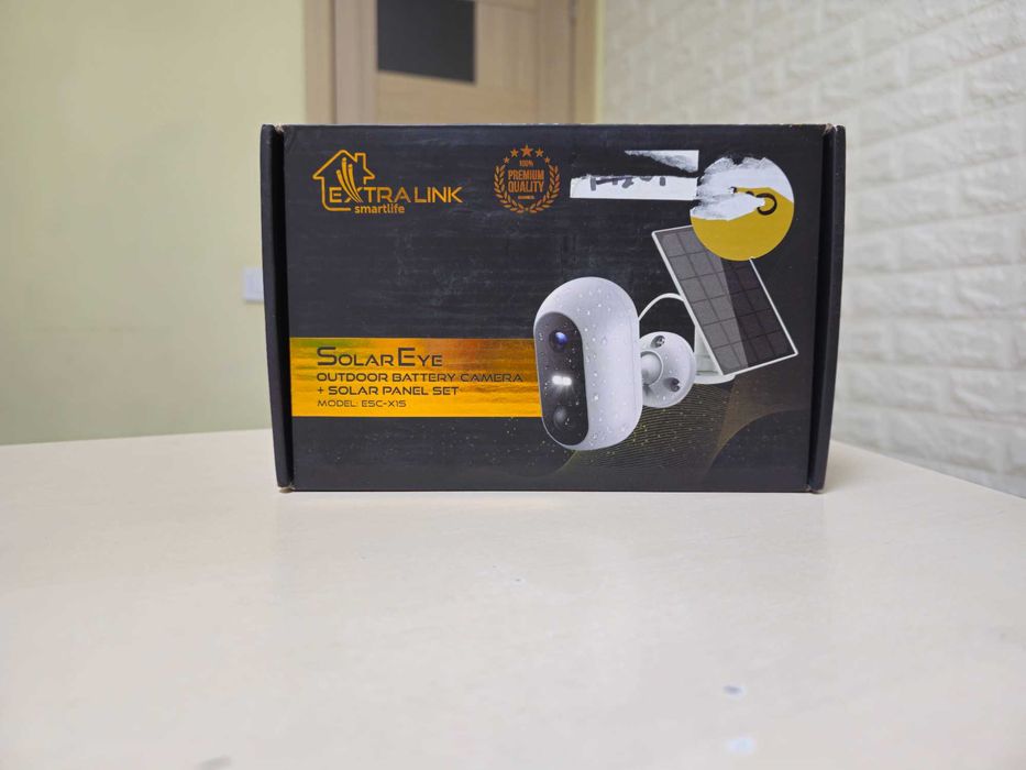 Камера Extralink SolarEye 5200mAh безпровідна 2Mp FullHD 180days+solar