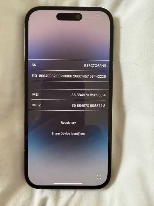 iPhone 14 Pro – 128 GB – Space Black | Funciona a 100%