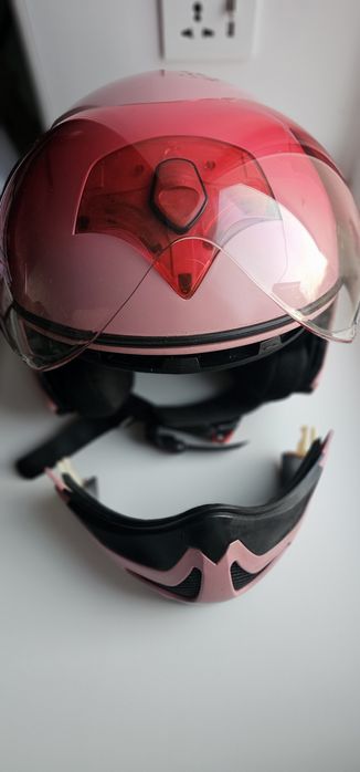 Мотошолом  Vemar XXS pink