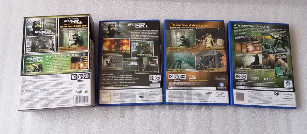 Tom Clancy's Splinter Cell Trilogy Limited Edition playstation ps2
