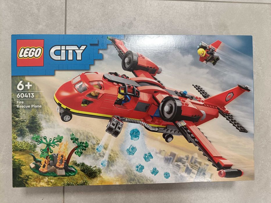 Nowe Klocki Lego 60413 City - Strażacki samolot ratunkowy
