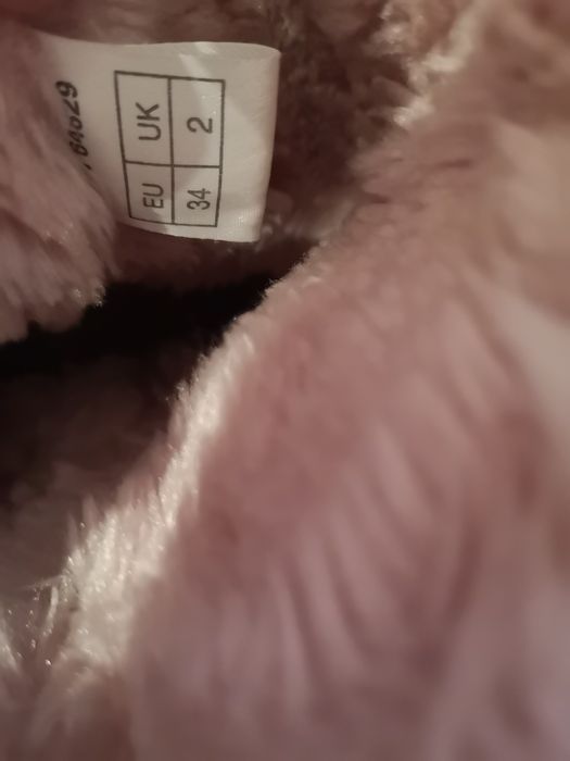 Ciepłe kapcie dla dziewczynki rozm.34