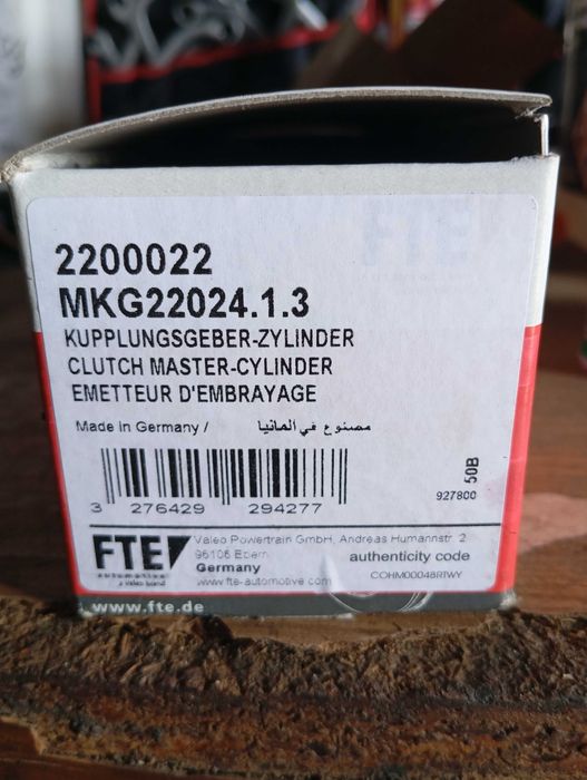 Pompka sprzęgła Fendt G514100100041 Valeo