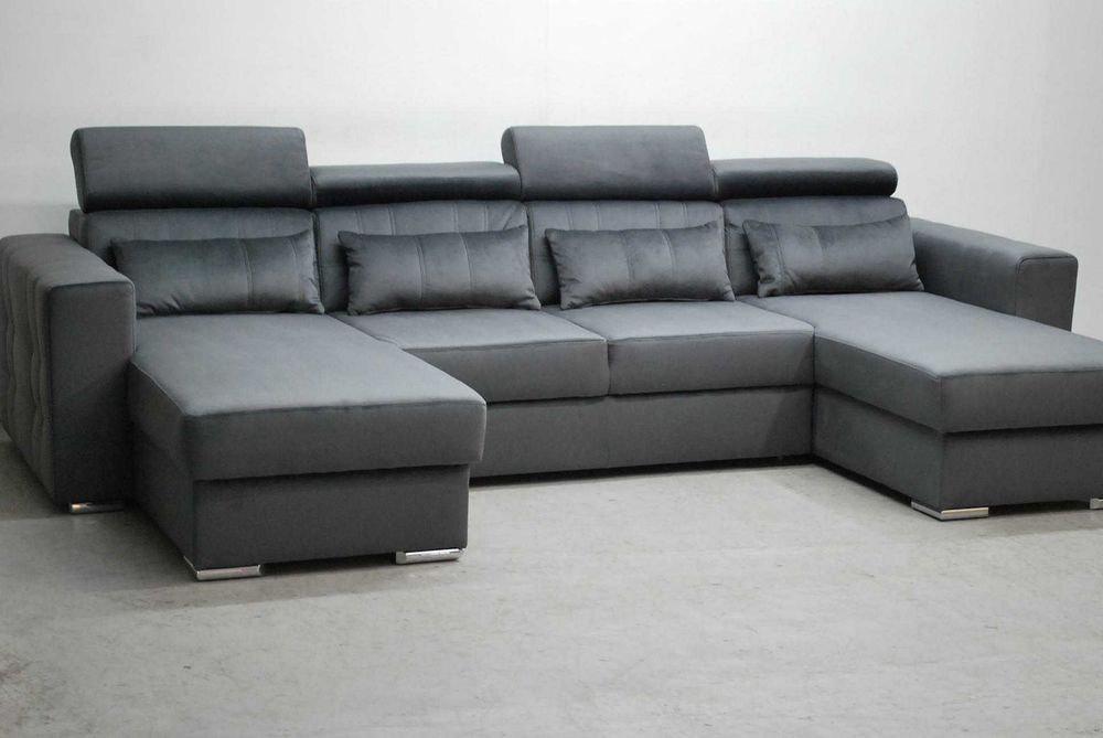 RLO Nowy narożnik U f.spania + 2 pojemniki rogówka, salon poczekalnia