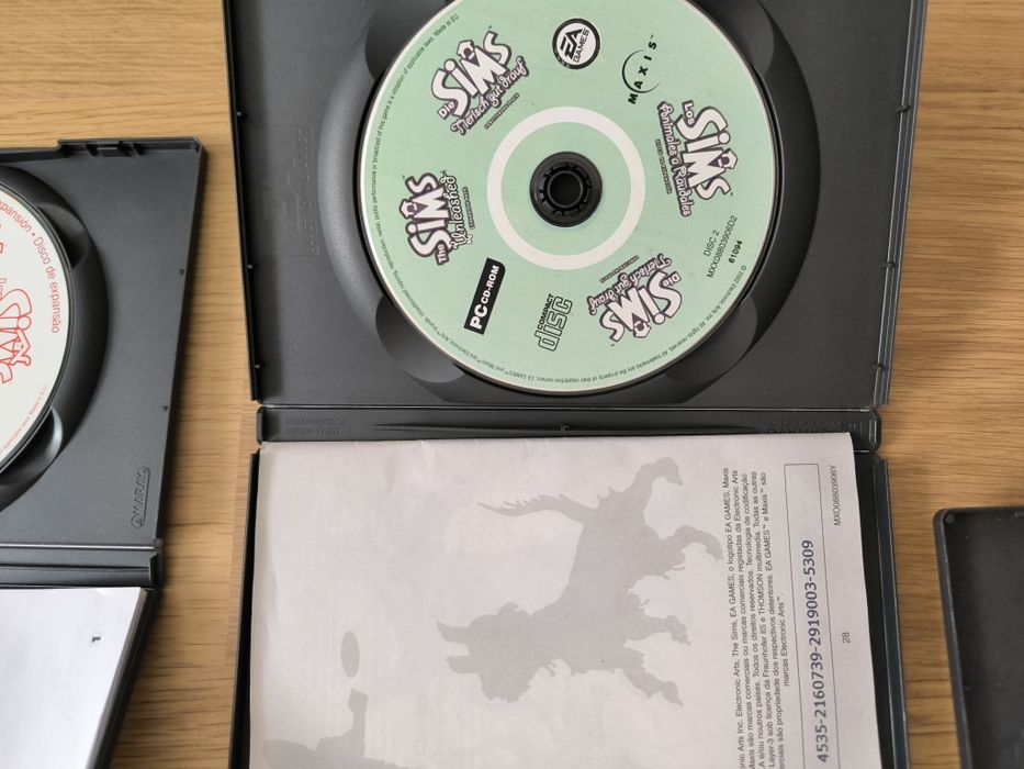 The Sims 1 PC jogo base e expansões