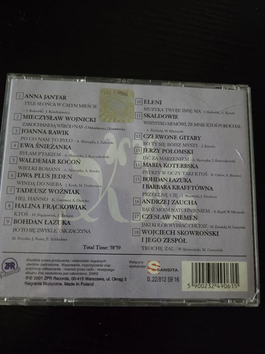 Przeboje we dwoje  18 hitów  Cd