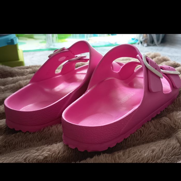 Биркенштоки шльопанці шльопки birkenstock arizona eva рожеві 41 біркенштоки взуття б у
