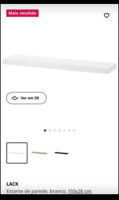 Prateleira ikea lack