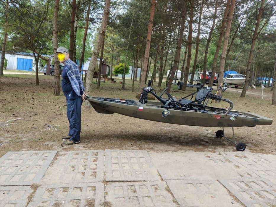 Kajak wędkarski mocno doinwestowany.